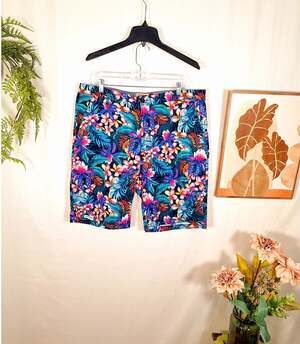 Hudson & Barrow NYC Men's Floral Chino Shorts Size 38